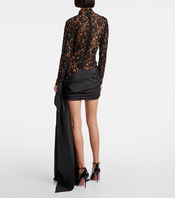 Minikleid Chiwen aus Spitze und Taft | The New Arrivals Ilkyaz Ozel