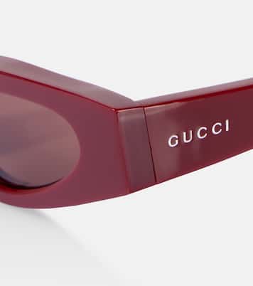Occhiali da sole cat-eye con logo | Gucci