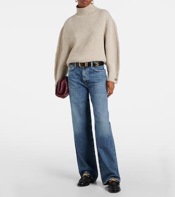 Jeans a gamba larga Harper a vita media | Agolde