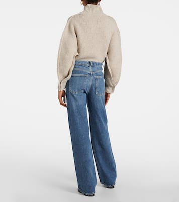 Jeans a gamba larga Harper a vita media | Agolde