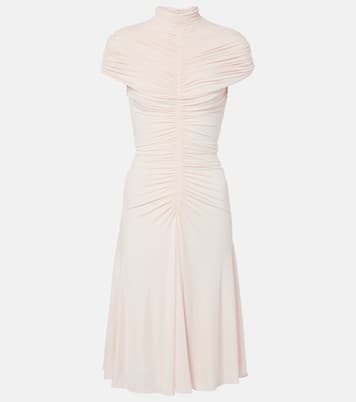 Abito midi in jersey con volant | Alaïa