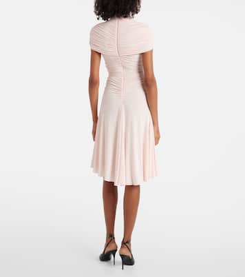 Abito midi in jersey con volant | Alaïa