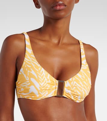 Bel Air printed bikini top | Melissa Odabash