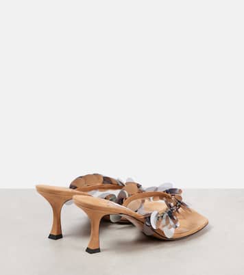 Freja 70 sequined suede thong sandals | Jimmy Choo
