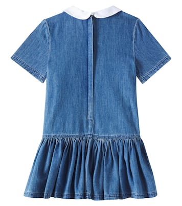 Kleid DG aus Baumwoll-Chambray | Dolce&Gabbana Kids