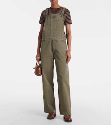 Salopette in gabardine di cotone | Miu Miu