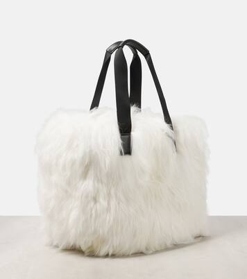 Borsa in shearling con pelle | Moncler Grenoble
