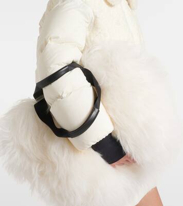 Borsa in shearling con pelle | Moncler Grenoble