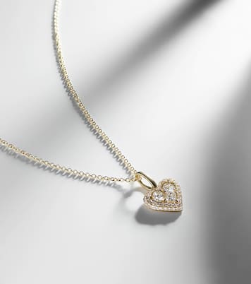 Collana Piece of My Heart Sparkle in oro 14kt con diamanti  | Stone and Strand