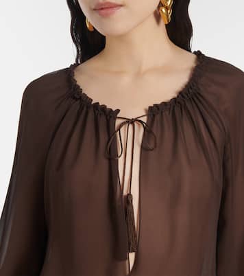 Blusa in georgette di seta | Tom Ford