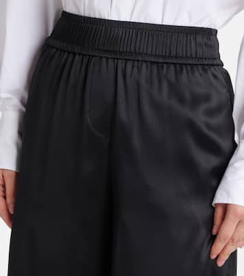 Weite Hose aus einem Seidengemisch | Brunello Cucinelli