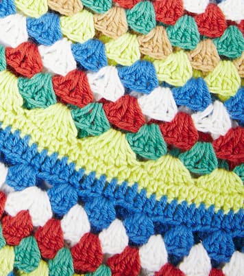 Serifos striped crochet cotton bucket hat | The New Society