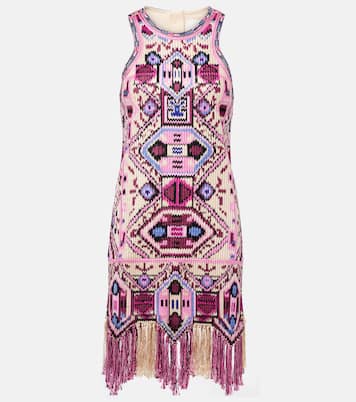 Miniabito Yasmine in cotone con frange | Isabel Marant