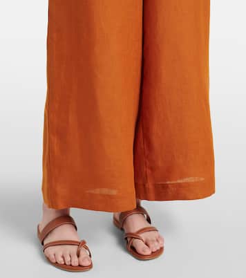 Pantaloni Select in lino a gamba larga | Eres