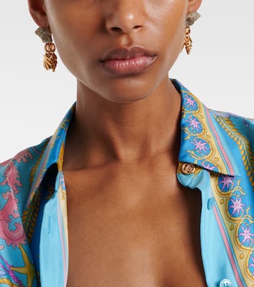 Boucles d’oreilles Medusa à cristaux | Versace