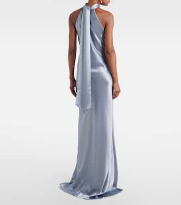 Robe Sienna aus Satin | Galvan