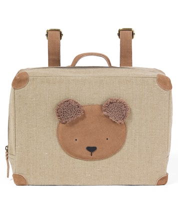 Paaki canvas and suede backpack | Donsje