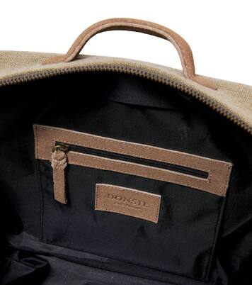 Paaki canvas and suede backpack | Donsje