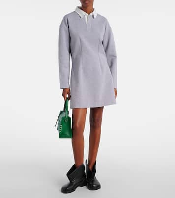 Cotton-blend jersey polo dress | JW Anderson