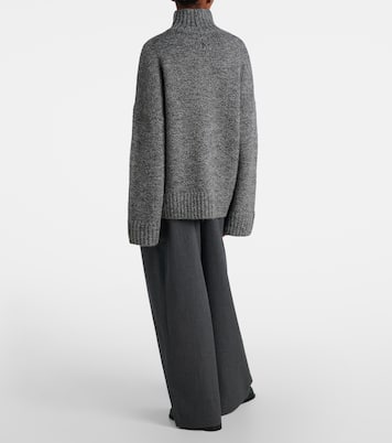 Wool and alpaca-blend turtleneck sweater | JW Anderson