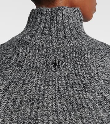Wool and alpaca-blend turtleneck sweater | JW Anderson