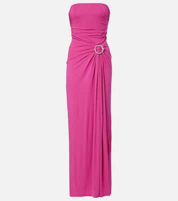 Emma gathered jersey maxi dress | Simkhai