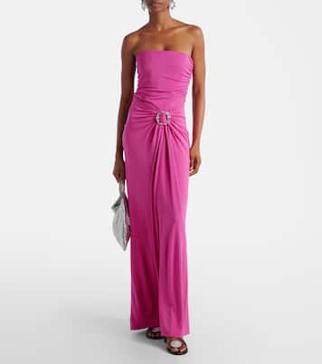 Emma gathered jersey maxi dress | Simkhai