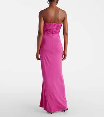Emma gathered jersey maxi dress | Simkhai