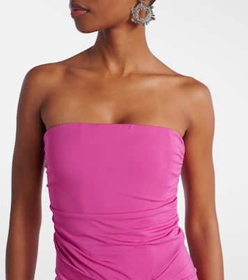 Emma gathered jersey maxi dress | Simkhai