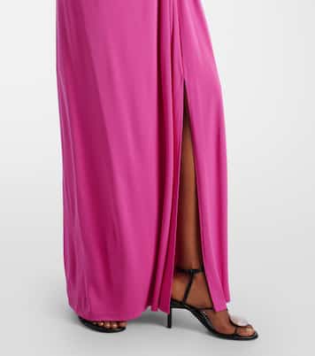 Emma gathered jersey maxi dress | Simkhai