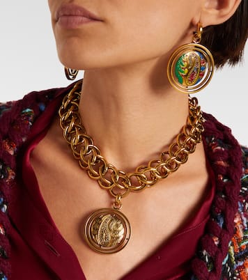 Embellished pendant necklace | Etro