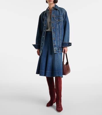 Bottes Bettina 25 en daim | Paris Texas