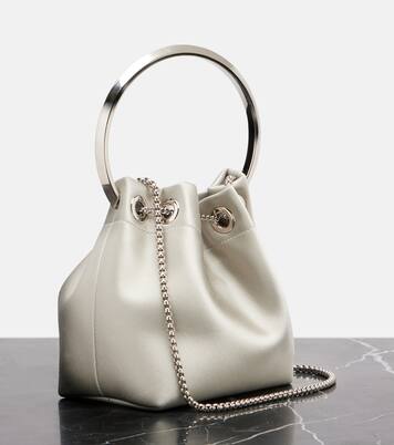 Bucket Bag Bon Bon aus Satin | Jimmy Choo