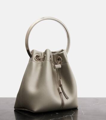 Bucket Bag Bon Bon aus Satin | Jimmy Choo
