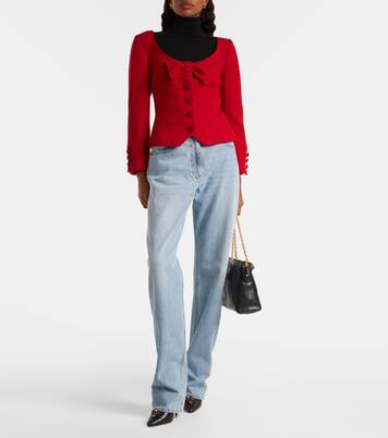 Mid-rise wide-leg jeans | Valentino