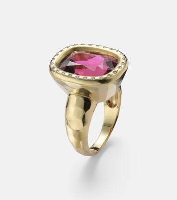 Bague Mirage en or 18 ct, rubellite et diamants | Octavia Elizabeth