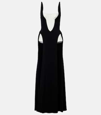 re/edit crêpe corset gown | Mugler