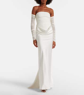 Donatella draped gown | Rotate