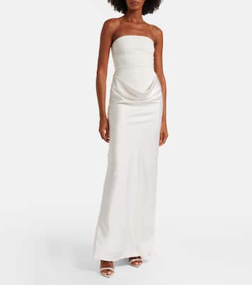 Donatella draped gown | Rotate