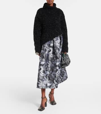Jacquard midi skirt | Dries Van Noten