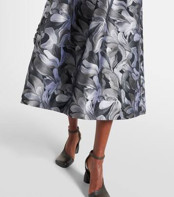 Jacquard midi skirt | Dries Van Noten