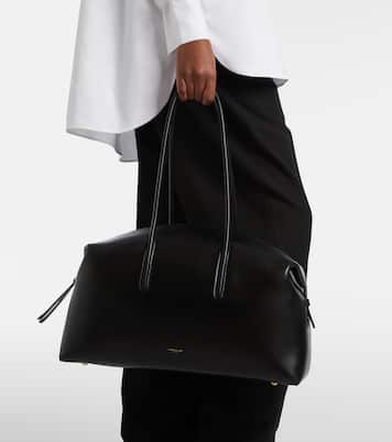 Stockholm Large suede top-handle bag | DeMellier