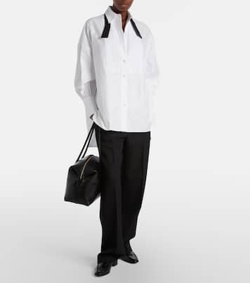 Stockholm Large suede top-handle bag | DeMellier