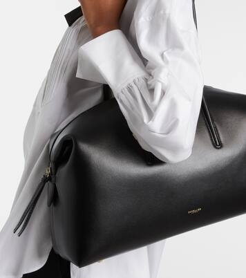 Stockholm Large suede top-handle bag | DeMellier