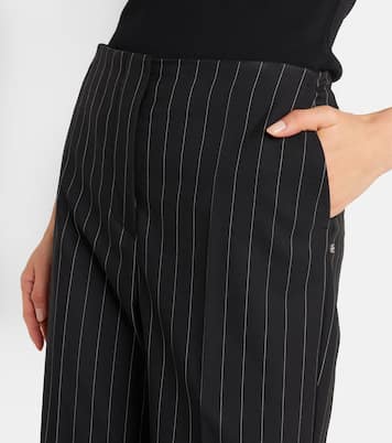 Pantalones flared Visino de gabardina a rayas | Sportmax