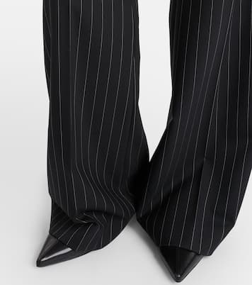 Pantalones flared Visino de gabardina a rayas | Sportmax