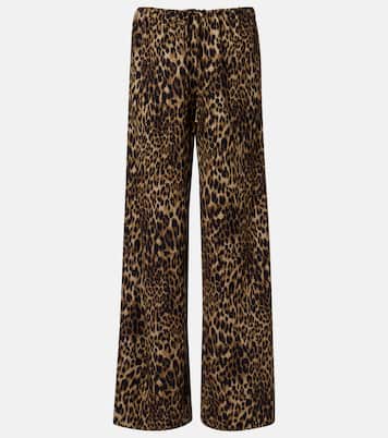 Adriel leopard-print wide-leg pants | Nili Lotan