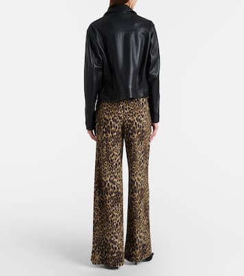 Adriel leopard-print wide-leg pants | Nili Lotan