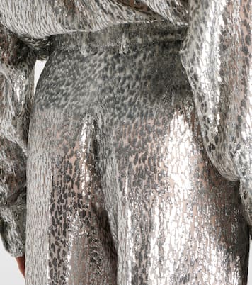 Pantalon ample en fil coupé lamé | Stella McCartney
