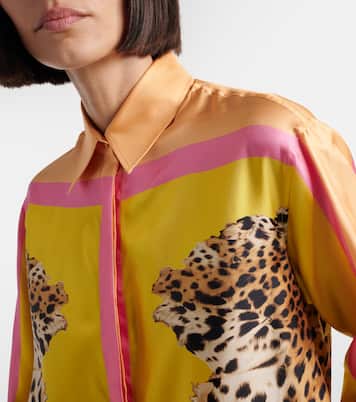 Printed silk shirt | Roberto Cavalli